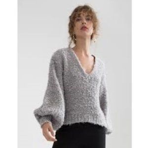 C/MEO COLLECTIVE • Saturate Balloon Sleeve Wool Blend Sweater